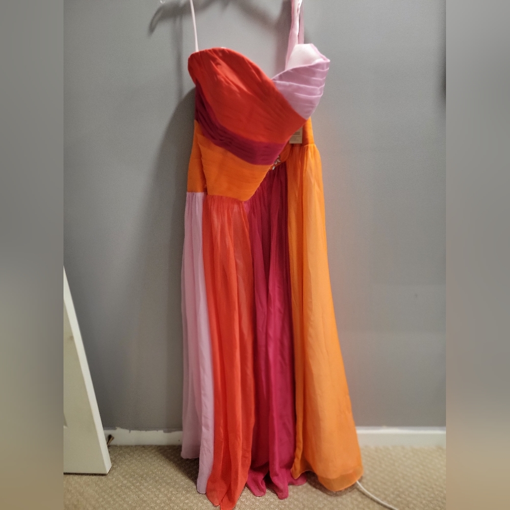 Colorful formal gown